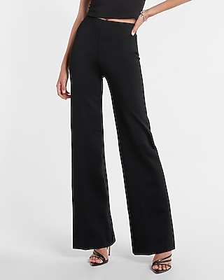 Super High Waisted Body Contour Built-in Compression Wide Leg Pant