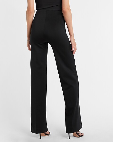 Express, Super High Waisted Body Contour Built-In Compression Wide Leg Pant  in