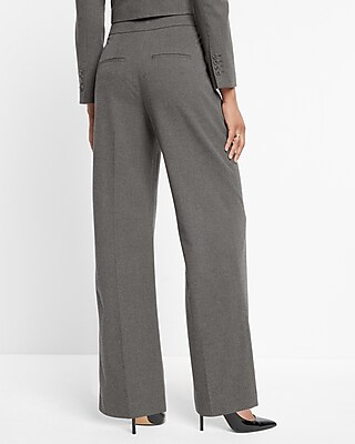 Super High Waisted Double Pleated Wide Leg Pant