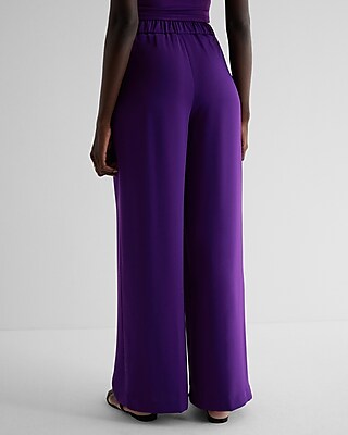 Stylist Super High Waisted Pleated Wide Leg Pant