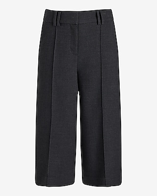 Editor High Waisted Pintuck Gaucho Pant