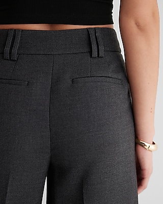 Editor High Waisted Pintuck Gaucho Pant