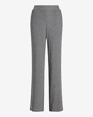 High Waisted Ribbed Cozy Knit Pull On Wide Leg Pant - image 5
