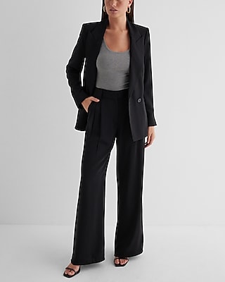 Stylist High Waisted Pleated Wide Leg Pant