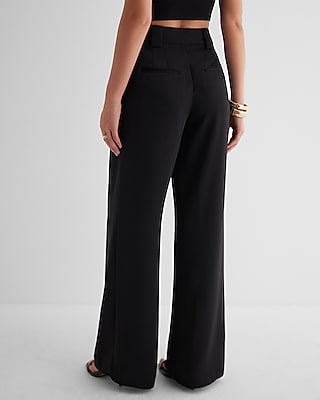 Stylist High Waisted Pleated Wide Leg Pant