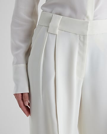 Women's White Wide Leg Pants & Trousers - Express Women's White Wide Leg Pants & Trousers - Express