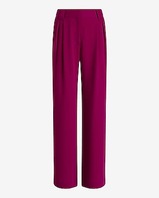 Stylist High Waisted Pleated Wide Leg Pant