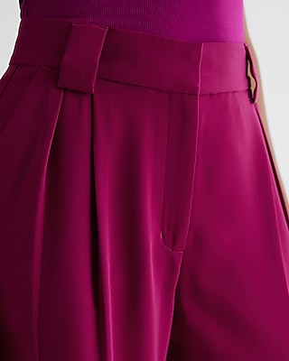 Stylist High Waisted Pleated Wide Leg Pant