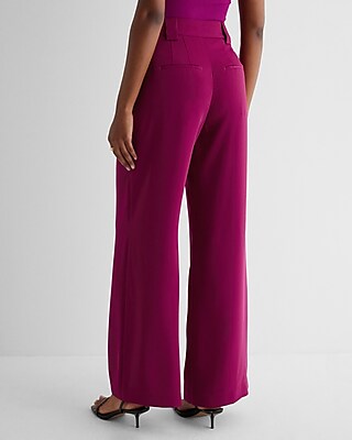 Stylist High Waisted Pleated Wide Leg Pant