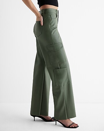 Slim Straight Leg Dress Pants for Tall Women in Navy