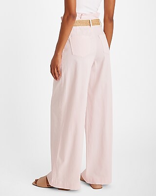 パンツ ANDMARY Highwaist ribbon pants S ANDMARY】Highwaist