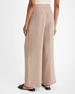 Stylist High Waisted Textured Wide Leg Pant