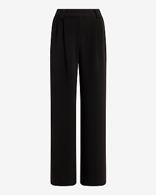 High Waisted Pleated Trouser