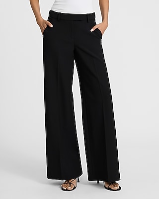 Editor Mid Rise Wide Leg Pant
