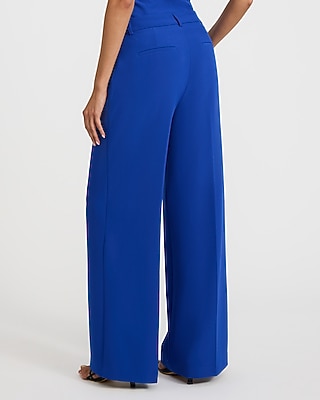 Editor Studio Stretch Twill Mid Rise Wide Leg Pant