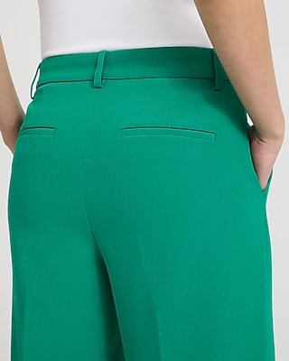 Editor Studio Stretch Twill Mid Rise Wide Leg Pant