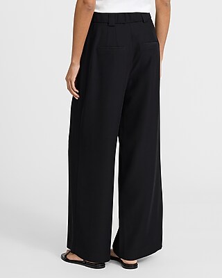 Textured Twill High Waisted Relaxed Trouser - image 2