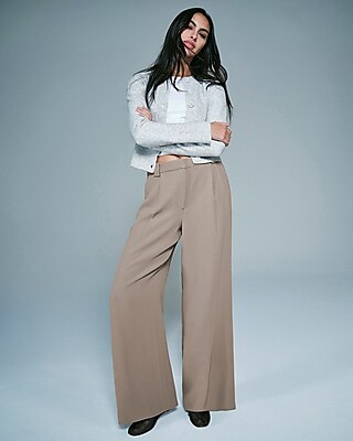 High Waisted Relaxed Trouser