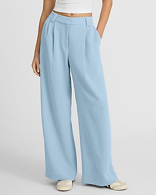 Signature Crepe High Waisted Relaxed Trouser