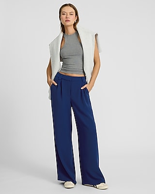 High Waisted Relaxed Trouser
