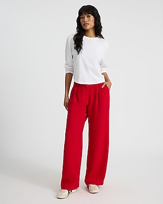 High Waisted Relaxed Trouser