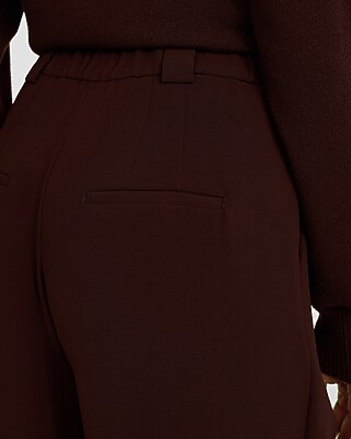 High Waisted Relaxed Trouser in Signature Crepe - thumbnail 3