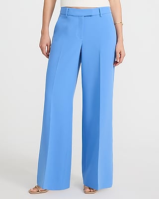 Editor Signature Stretch Mid Rise Wide Leg Pant