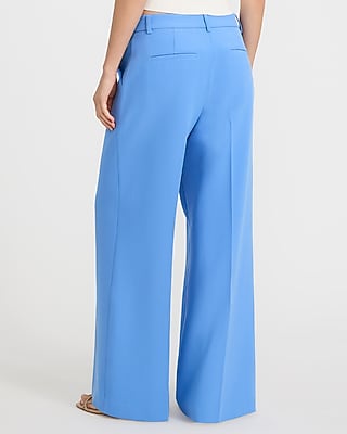 Editor Signature Stretch Mid Rise Wide Leg Pant