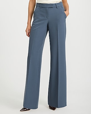 Editor Mid Rise Wide Leg Pant in Signature Stretch
