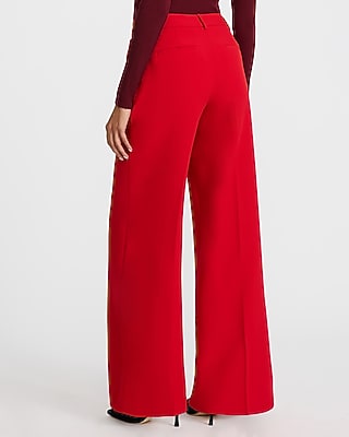 Editor Signature Stretch Mid Rise Wide Leg Pant