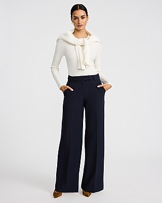 Editor Signature Stretch Mid Rise Wide Leg Pant - image 4