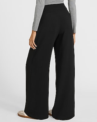 Signature Crepe High Waisted Utility Waist Relaxed Trouser