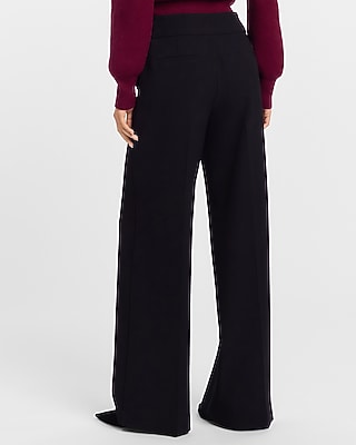 Editor Studio Stretch Twill High Waisted Wide Leg Pant
