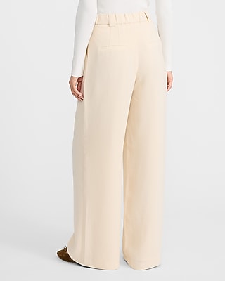 Twill High Waisted Relaxed Trouser