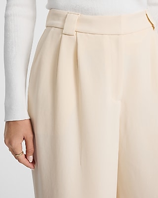 Twill High Waisted Relaxed Trouser