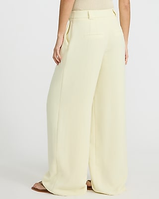 Signature Crepe High Waisted Relaxed Trouser