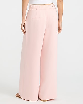 High Waisted Relaxed Trouser in Signature Crepe
