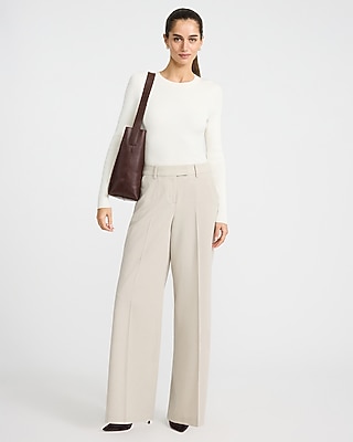 Editor Mid Rise Wide Leg Pant