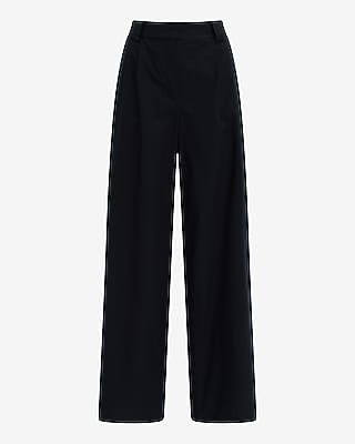 Poplin High Waisted Relaxed Trouser