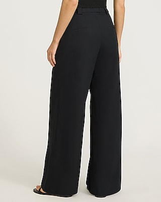 Poplin High Waisted Relaxed Trouser