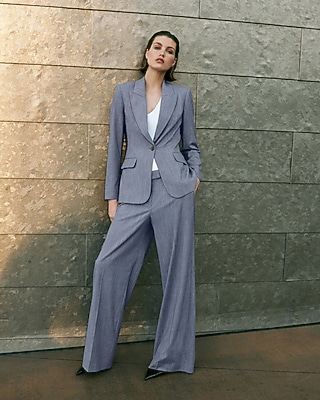 express women's dress pants Editor  Mid Rise Relaxed Straight Trouser, Stretch Fabric, Office Ready  Black at Amazon Women's Clothing store and everything in between Stylist High Waisted Pleated Wide