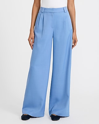 Twill High Waisted Relaxed Trouser