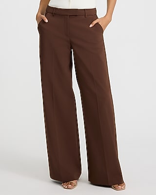dark brown dress pants for women Nicole Miller New York Womens 6 High Rise Straight Leg Career these trousers for women are a wardrobe necessity with a high rise to elongate your legs Women's Brown Pants - Express