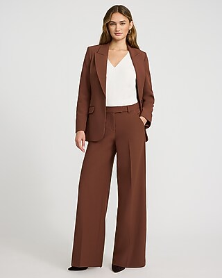Editor Studio Stretch Twill Mid Rise Wide Leg Pant - image 3