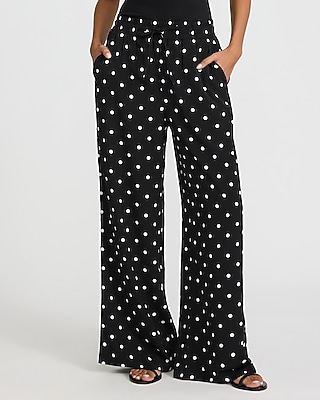 High Waisted Drawstring Pull On Pant | Express