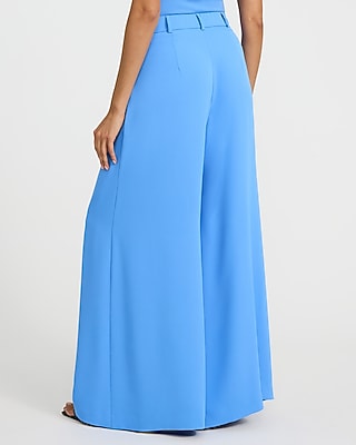 Luxe Stretch High Waisted Extreme Wide Leg Trouser