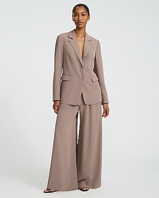 Luxe Stretch High Waisted Ultra Wide Leg Trouser