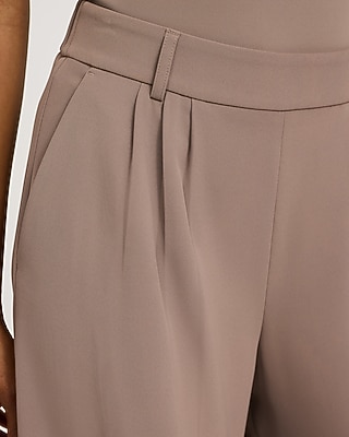 Luxe Stretch High Waisted Ultra Wide Leg Trouser