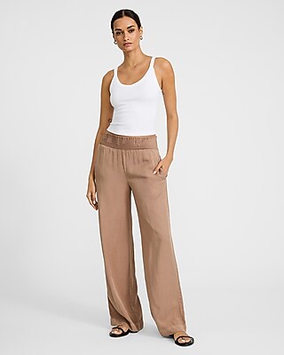 Smocked Waist Pull On Wide Leg Pant - image 4