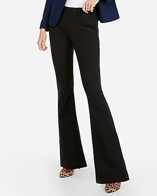 pull on flare dress pants